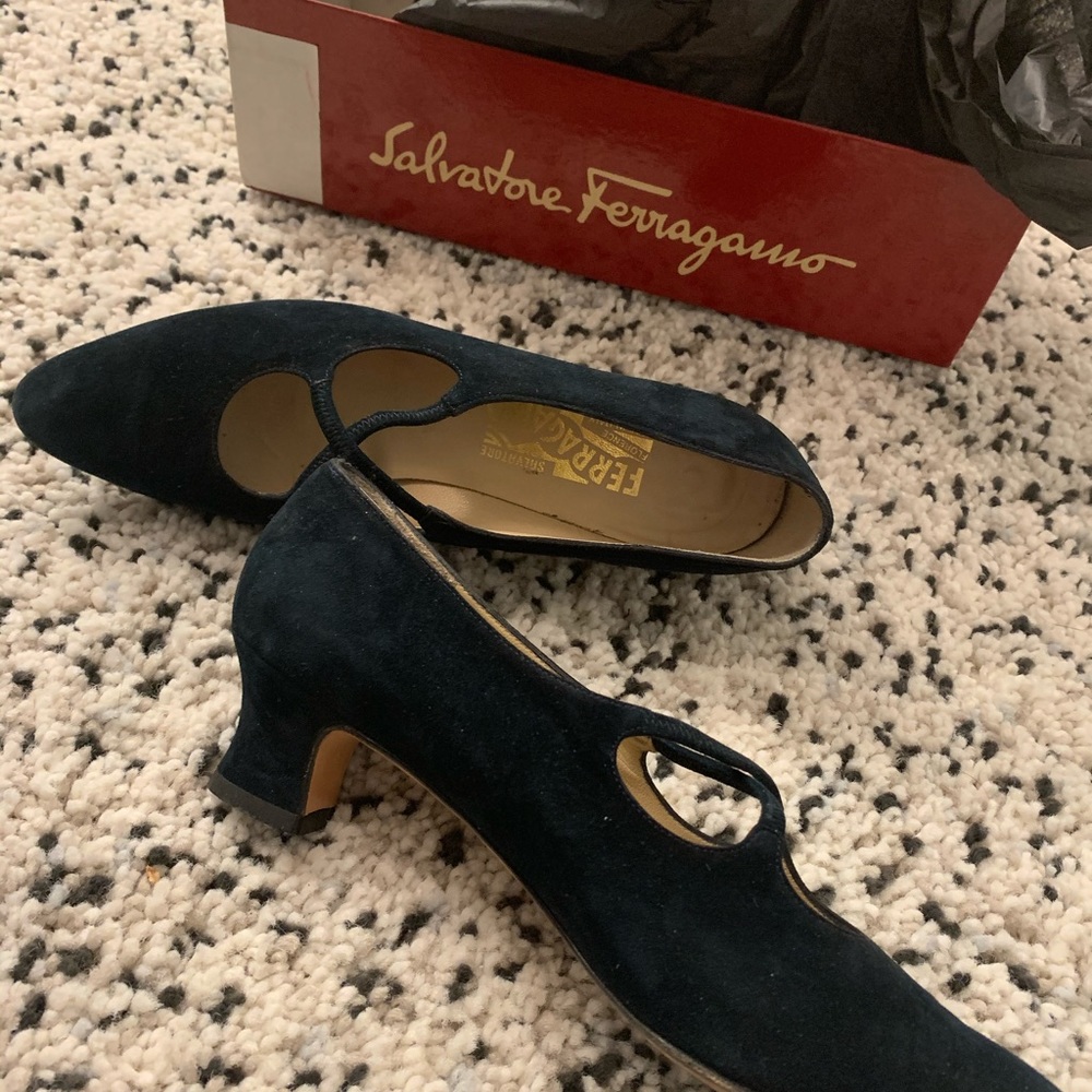 Salvatore Ferragamo Black Heels